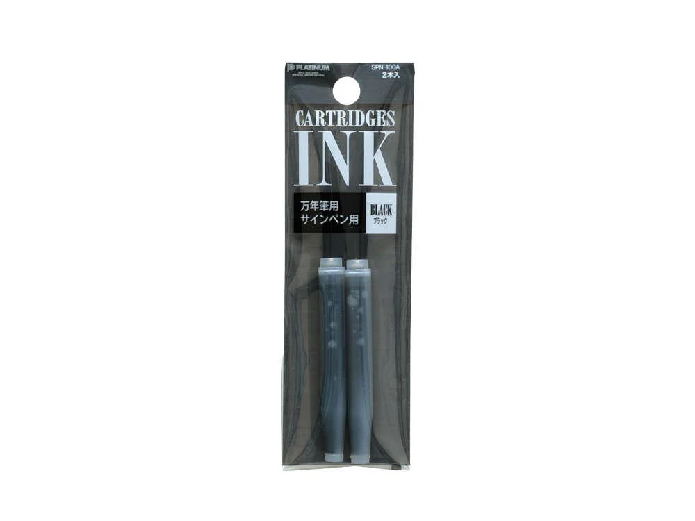 2 Platinum Ink cartridges, Black, SPN-100A-1