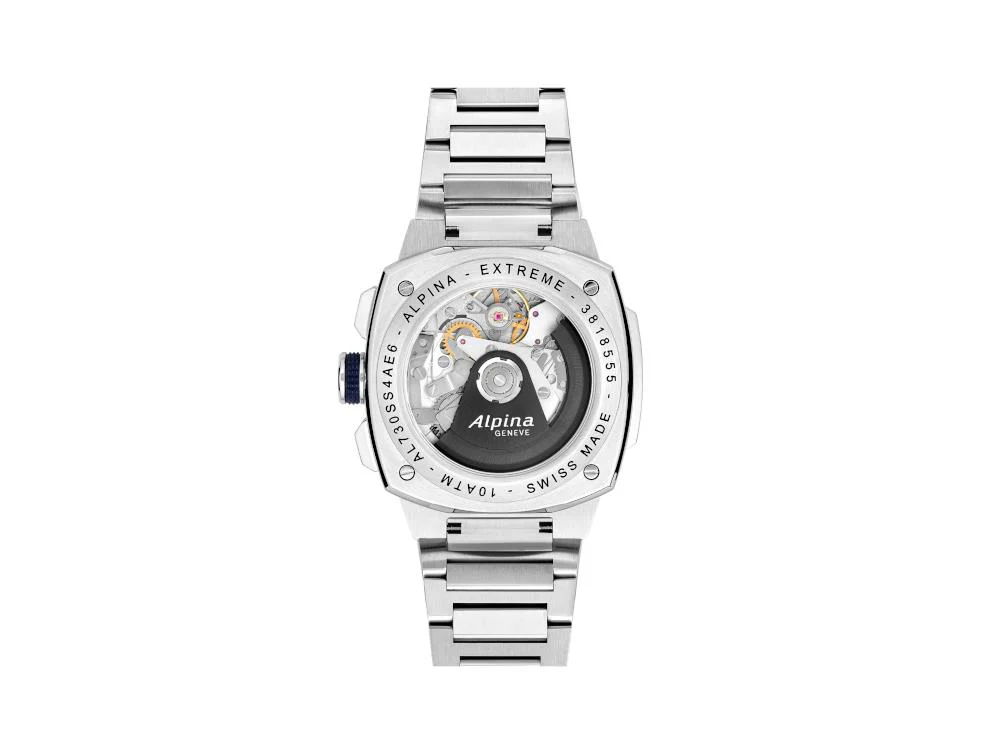 Alpina Alpiner Extreme Chonograph Automatic Watch, Blue, 41 mm, AL-730NS4AE6B - Image 4