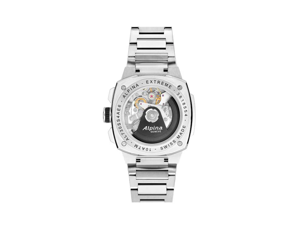 Alpina Alpiner Extreme Chronograph Automatic Watch, Grey, 41 mm, AL-730SB4AE6B - Image 4