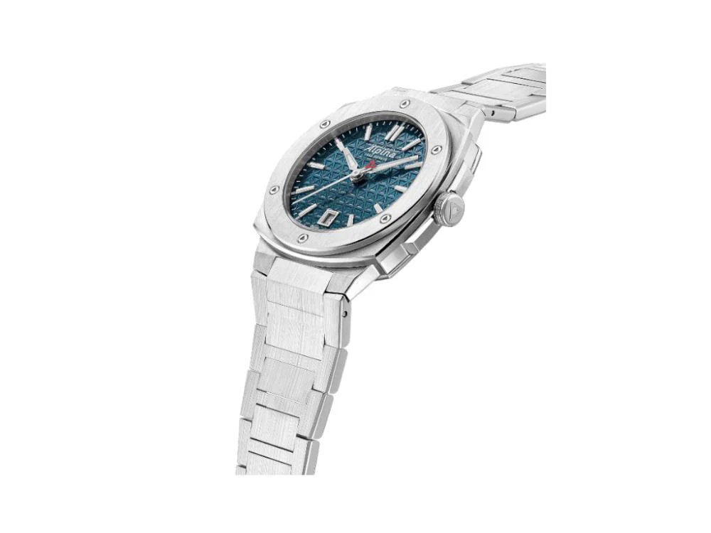 Alpina Alpiner Extreme Quartz Watch, Blue, 35mm, Day, AL-220TB2AE6B - Image 3