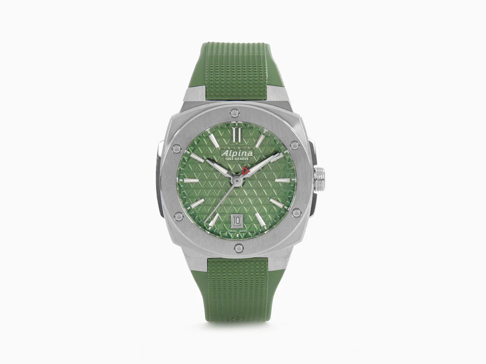Alpina Alpiner Extreme Quartz Watch, Green, 35mm, AL-220K2AE6 - Image 2