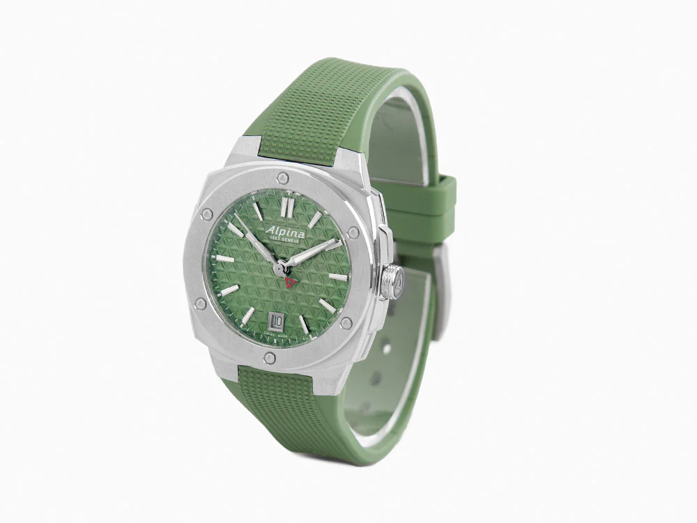 Alpina Alpiner Extreme Quartz Watch, Green, 35mm, AL-220K2AE6 - Image 4