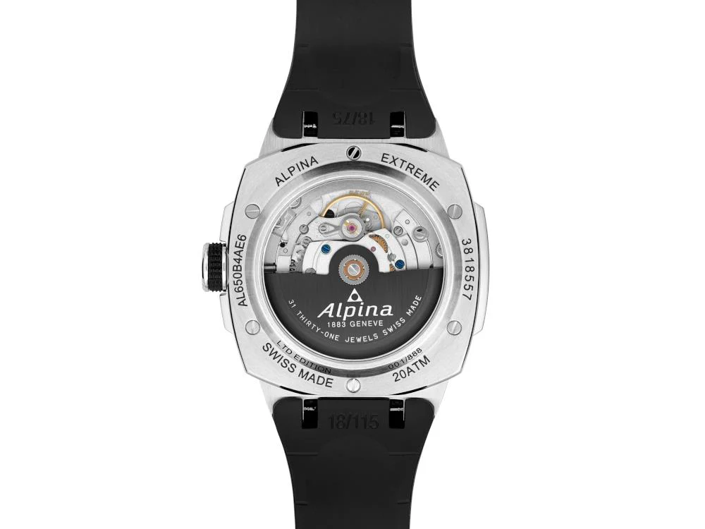 Alpina Alpiner Extreme Regulator Automatic LE Watch, Black, 41 mm, AL-650B4AE6 - Image 3