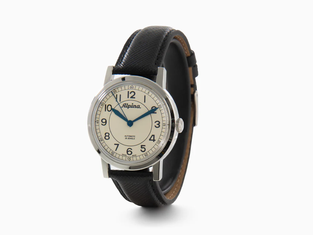 Alpina Alpiner Heritage Automatic Watch, Beige, Black, 38 mm, AL-520BG3SH6 - Image 4