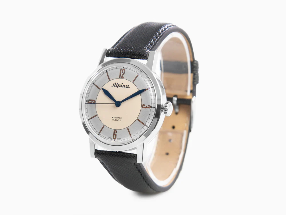 Alpina Alpiner Heritage Automatic Watch, Beige, Black, 38 mm, AL-520SBG3SH6 - Image 4