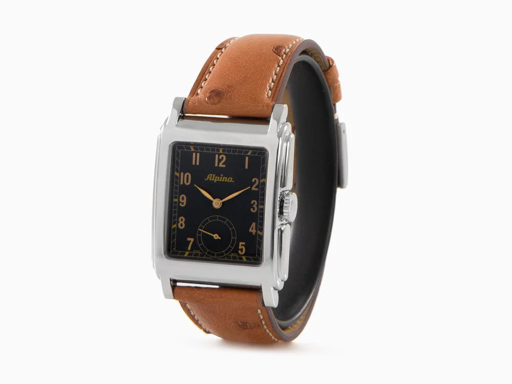 Alpina Alpiner Heritage Carrée Automatic 140 Years Watch, Black, AL-530BA3C6 - Image 4