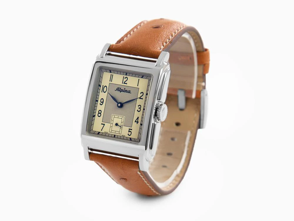 Alpina Alpiner Heritage Carrée Automatic 140 Years Watch, Silver, AL-530SAC3C6 - Image 4