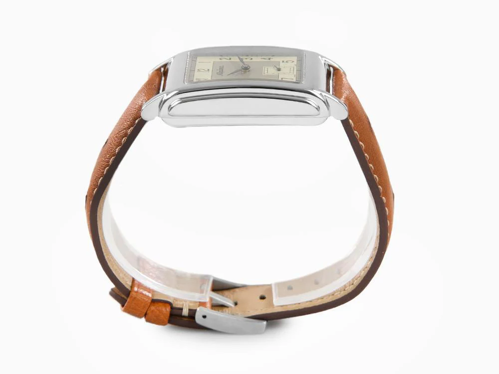 Alpina Alpiner Heritage Carrée Automatic 140 Years Watch, Silver, AL-530SAC3C6 - Image 6