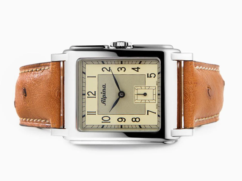 Alpina Alpiner Heritage Carrée Automatic 140 Years Watch, Silver, AL-530SAC3C6 - Image 7