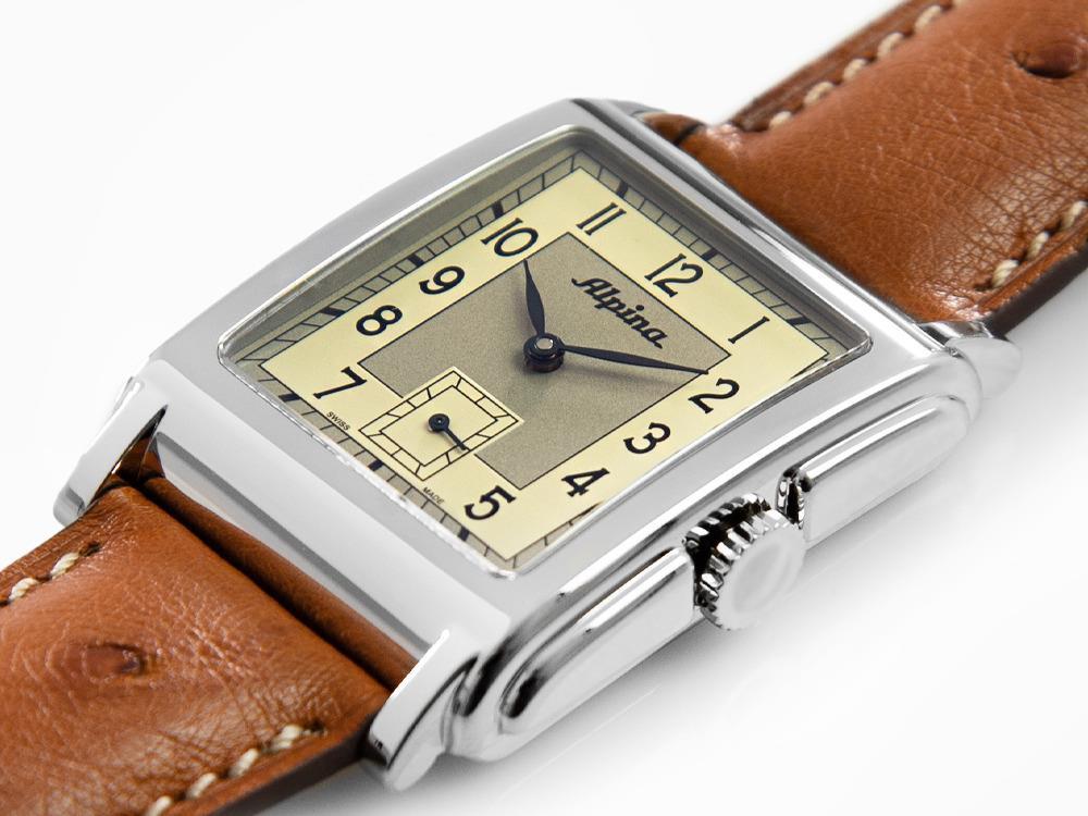 Alpina Alpiner Heritage Carrée Automatic 140 Years Watch, Silver, AL-530SAC3C6 - Image 8