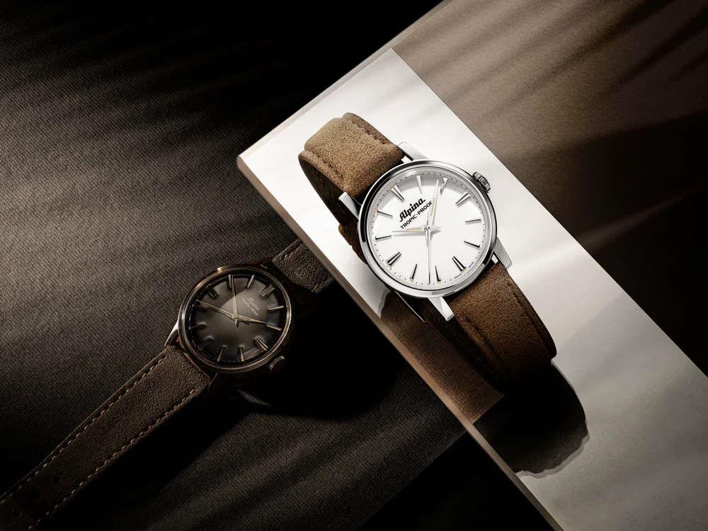 Alpina Heritage Tropic-Proof Handwinding Watch, 34 mm, Black, AL-480B2H6 - Image 6
