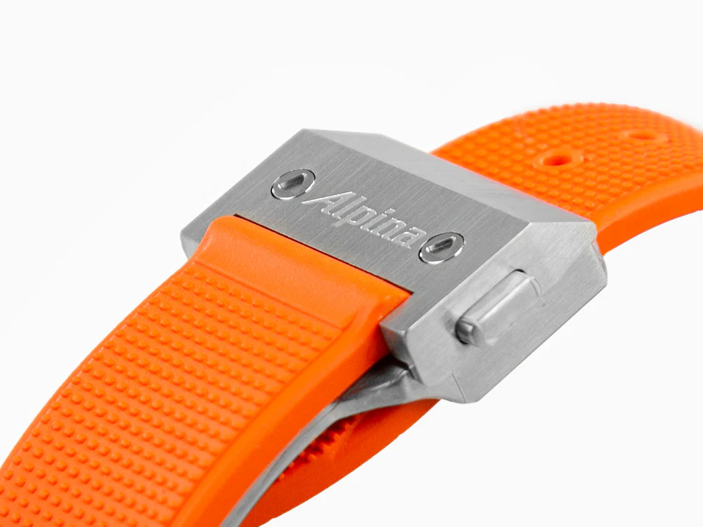 Alpina Seastrong Diver Extreme Automatic Watch, Orange, 39 mm, AL-525BO3VE6 - Image 8