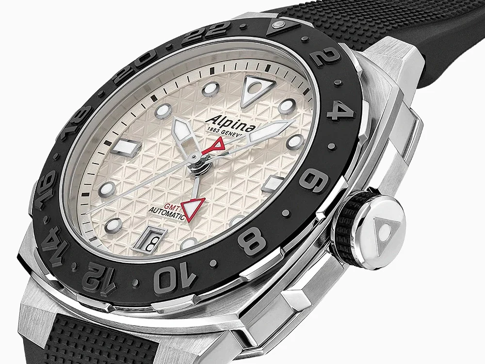 Alpina Seastrong Diver Extreme GMT Automatic Watch, White, 39 mm, AL-560LG3VE6 - Image 9