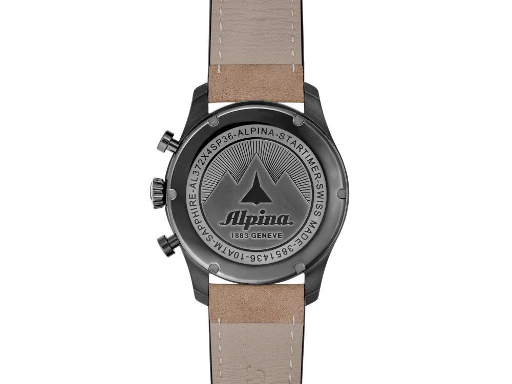 Alpina Startimer Quartz Watch, 41 mm, Green, Day, AL-372GR4FBS26 - Image 3