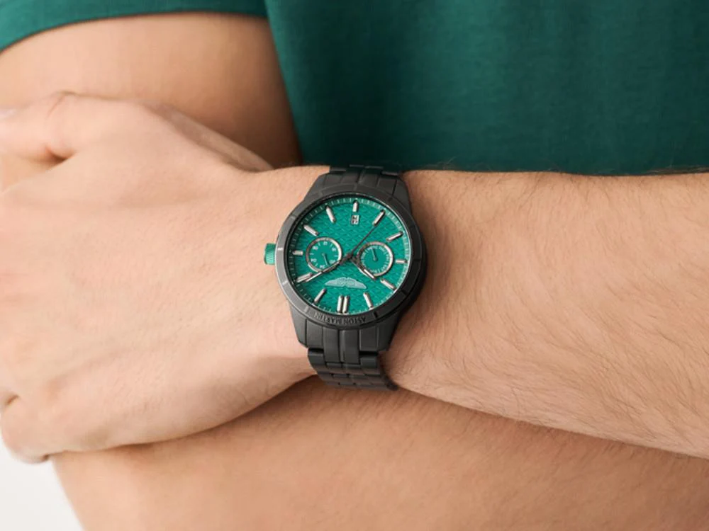 Aston Martin Icon HDL Multi Quartz Watch, Green, 42 mm, MTIH2S601 - Image 5