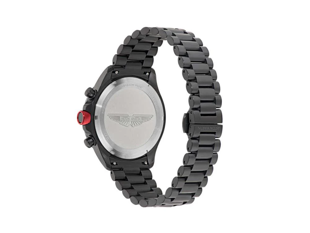 Aston Martin Icon SPT Quartz Watch, Black, 44 mm, Chronograph, MTIS1F504 - Image 4