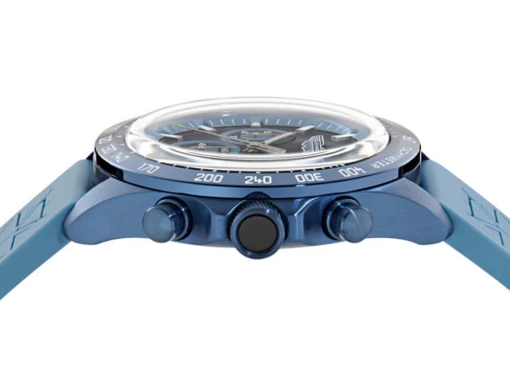 Aston Martin Icon SPT Quartz Watch, Black, 44 mm, Chronograph, MTIS2S604 - Image 3