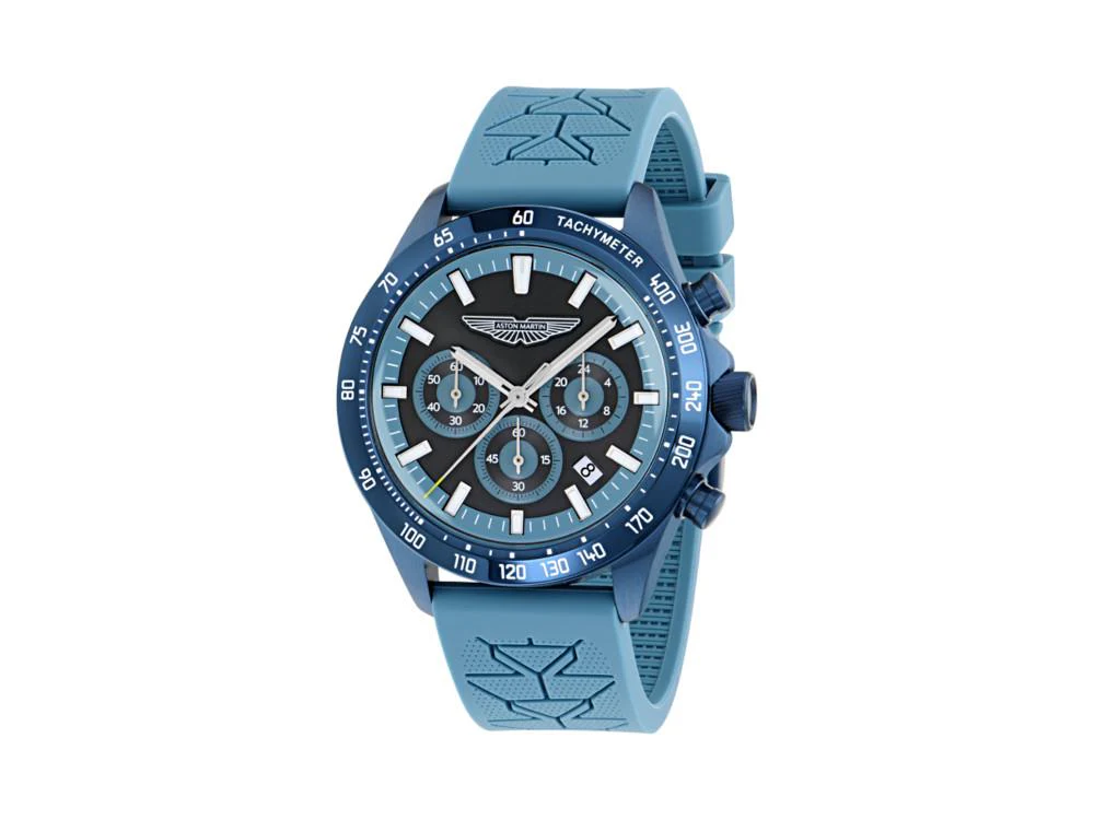Aston Martin Icon SPT Quartz Watch, Black, 44 mm, Chronograph, MTIS2S604 - Image 4