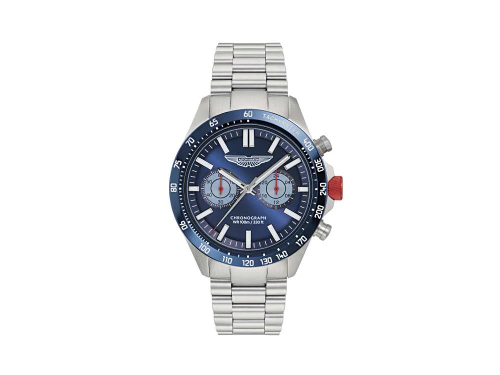 Aston Martin Icon SPT Quartz Watch, Blue, 44 mm, Chronograph, MTIS1F503 - Image 2