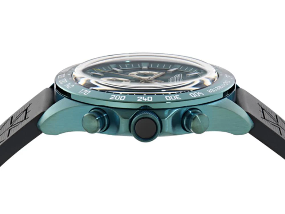 Aston Martin Icon SPT Quartz Watch, Green, 44 mm, Chronograph, MTIS2S605 - Image 3