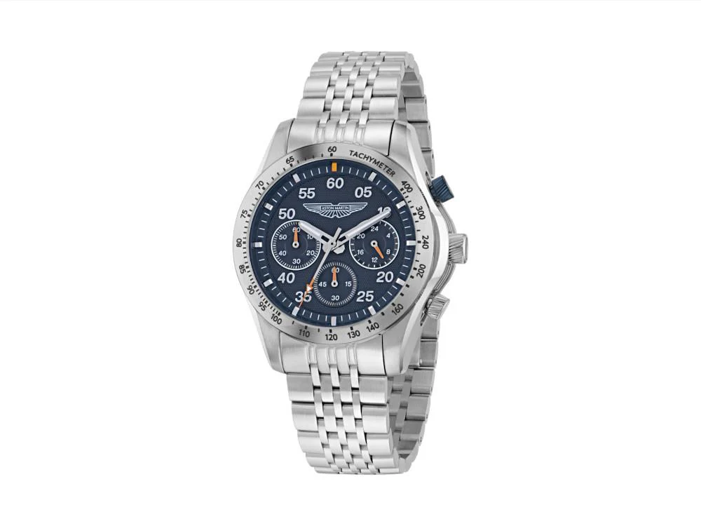 Aston Martin Thrill Quartz Watch,  Blue, 42 mm, Chronograph, MTRS1F503 - Image 3