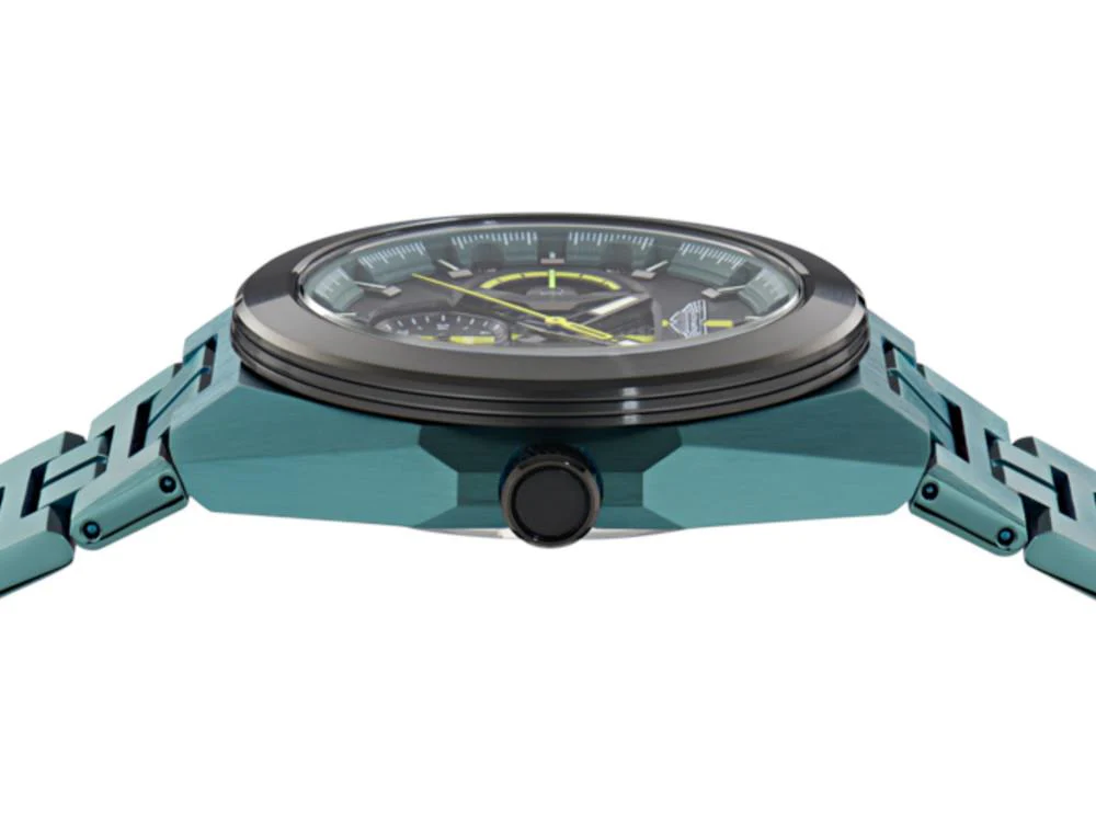 Aston Martin Thrill TKS Quartz Watch, Recycled Steel, Black, 42 mm, MTRI2S606 - Image 3