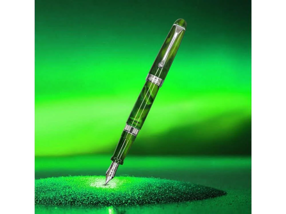 Aurora 88 Polare Fountain Pen, Green, Limited Edition, 888-AUP - Image 4