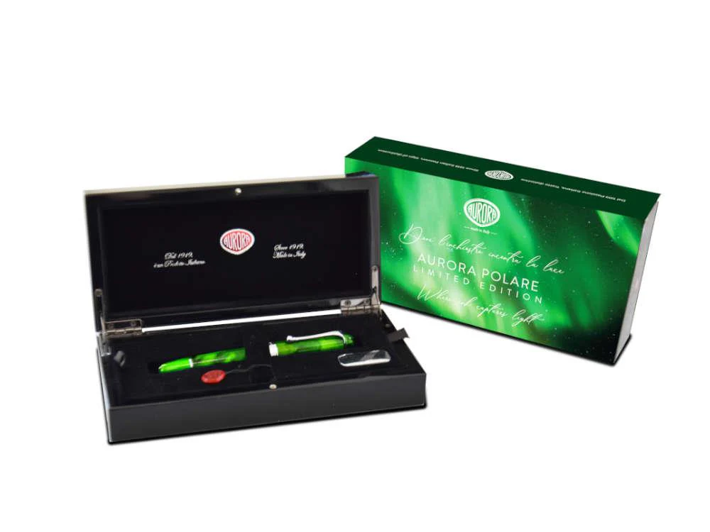 Aurora 88 Polare Fountain Pen, Green, Limited Edition, 888-AUP - Image 6