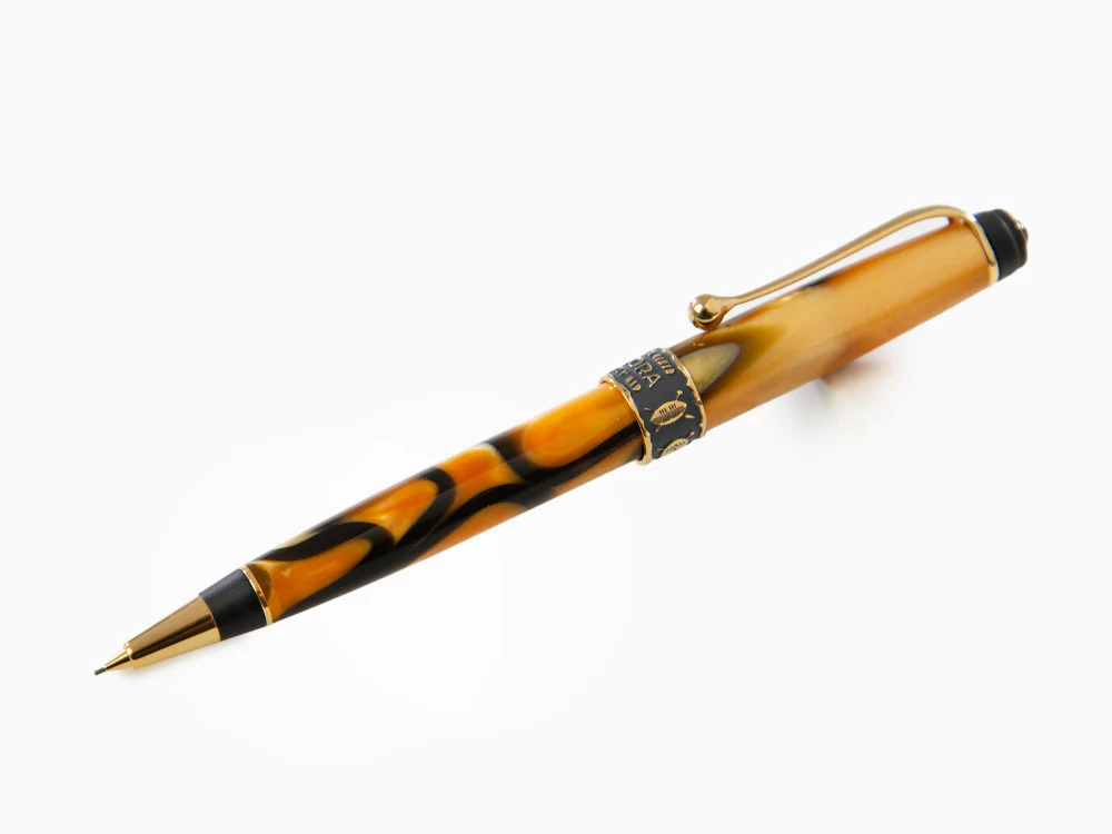 Aurora Afrika Mechanical pencil, Limited Edition, Marbled resin, Gold trims - Image 2