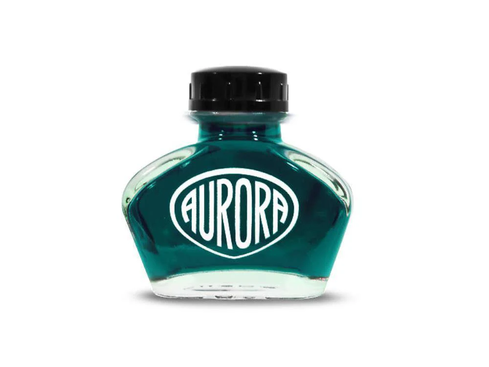 Aurora Ink Bottle, Blue, 55ml, Crystal NC124-TU - Image 2