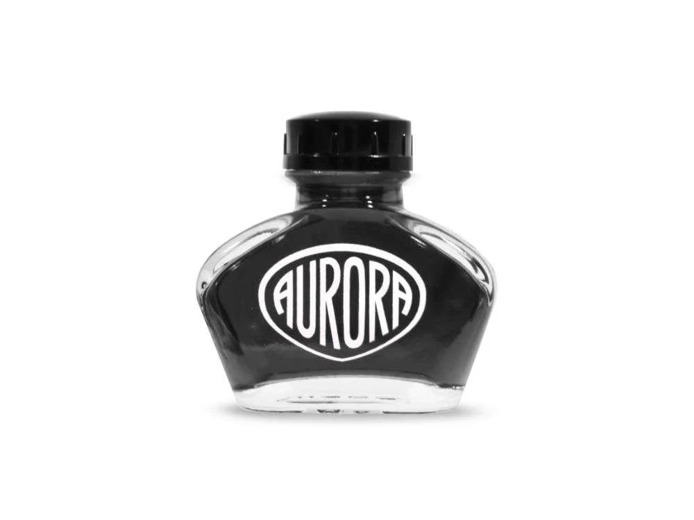 Aurora Ink Bottle, Grey, 55ml, Crystal NC124-GR - Image 2