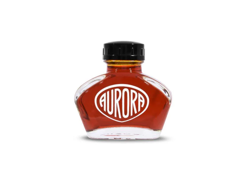 Aurora Ink Bottle, Orange, 55ml, Crystal NC124-AR - Image 2