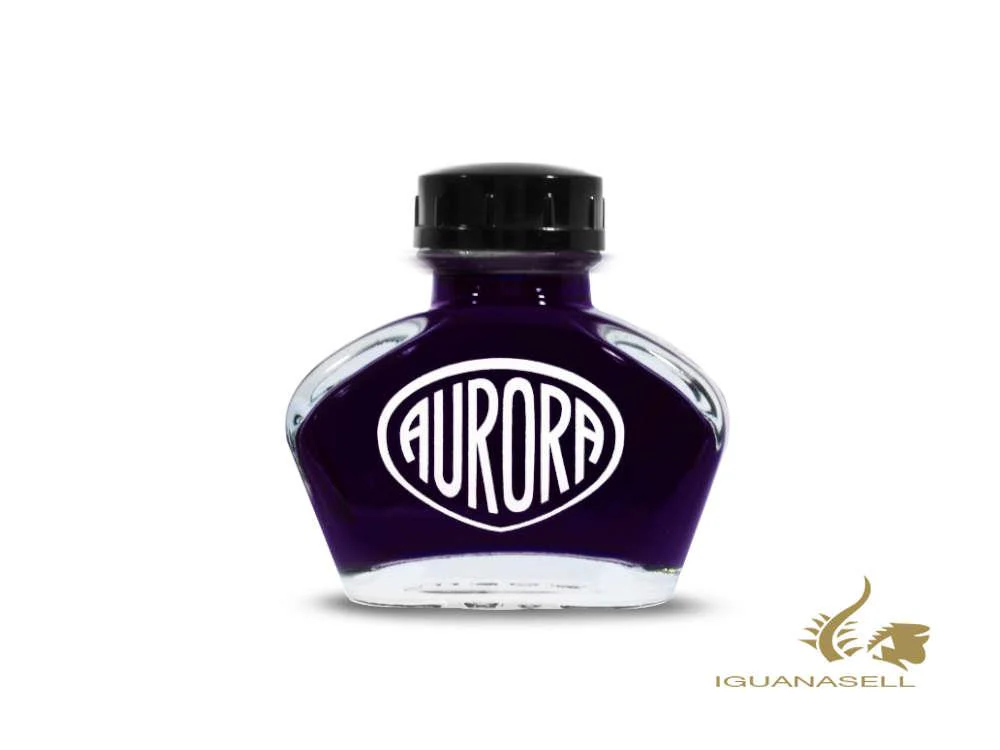 Aurora Ink Bottle, Purple, 55ml, Crystal NC124-VI - Image 2
