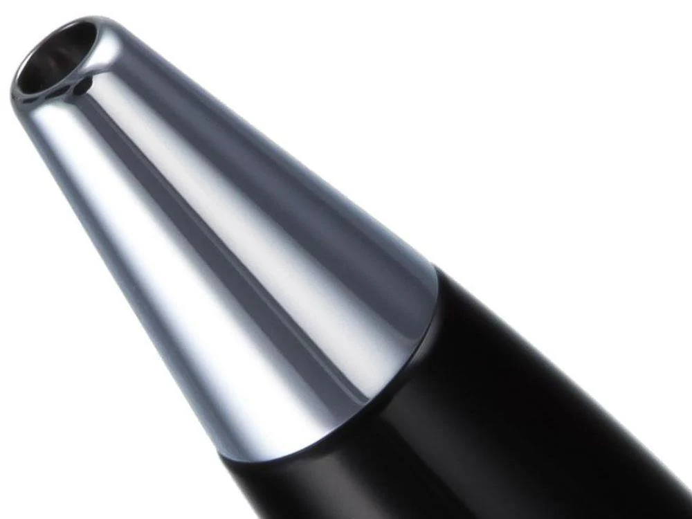 Aurora Ipsilon Ballpoint pen, Resin, Chrome trim, Black, B34CQN - Image 6