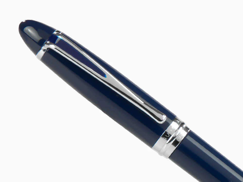 Aurora Ipsilon De Luxe Fountain Pen Blue Resin B12CBM - Image 9