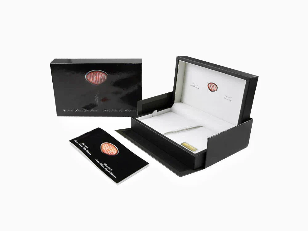 Aurora Ipsilon De Luxe Fountain Pen Red Resin B12CRM - Image 10