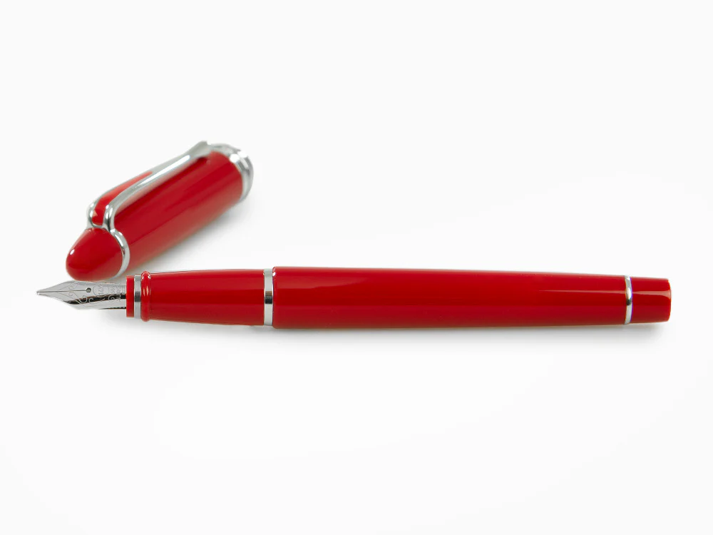 Aurora Ipsilon De Luxe Fountain Pen Red Resin B12CRM - Image 7