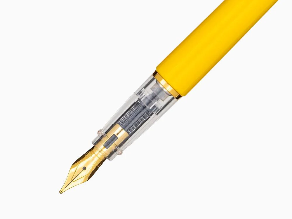 Aurora Ipsilon Demo colors OTTIMISTA Fountain Pen, Resin, Yellow, B09-DY - Image 5