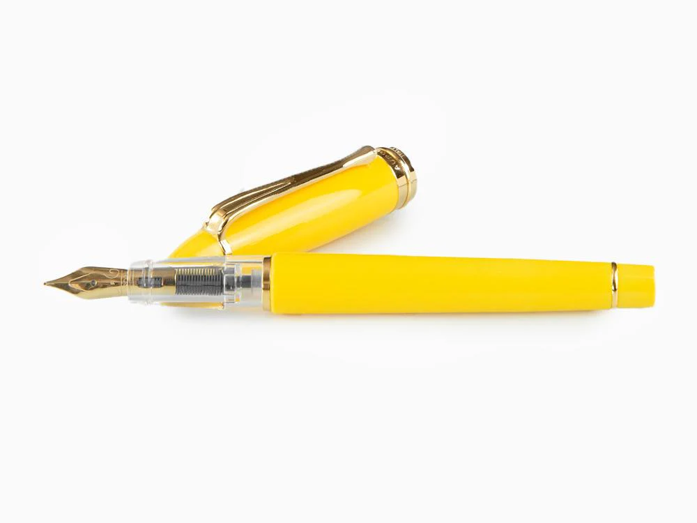 Aurora Ipsilon Demo colors OTTIMISTA Fountain Pen, Resin, Yellow, B09-DY - Image 7