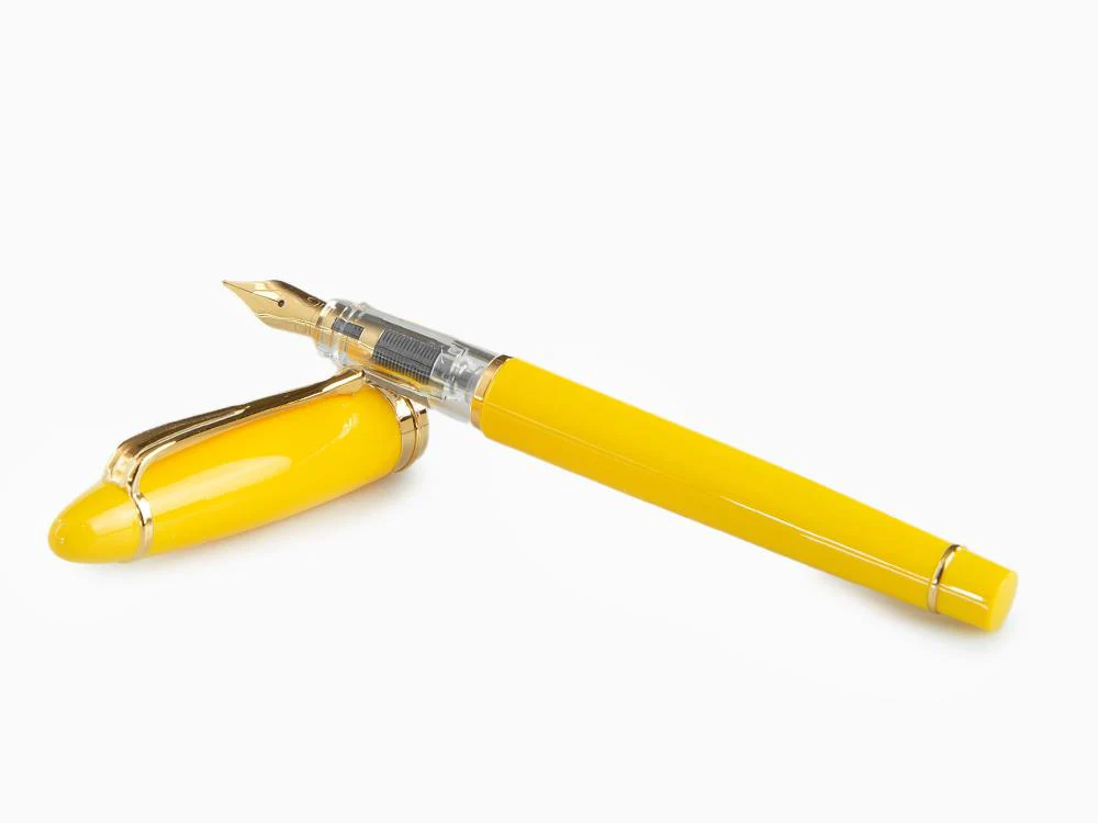 Aurora Ipsilon Demo colors OTTIMISTA Fountain Pen, Resin, Yellow, B09-DY - Image 8