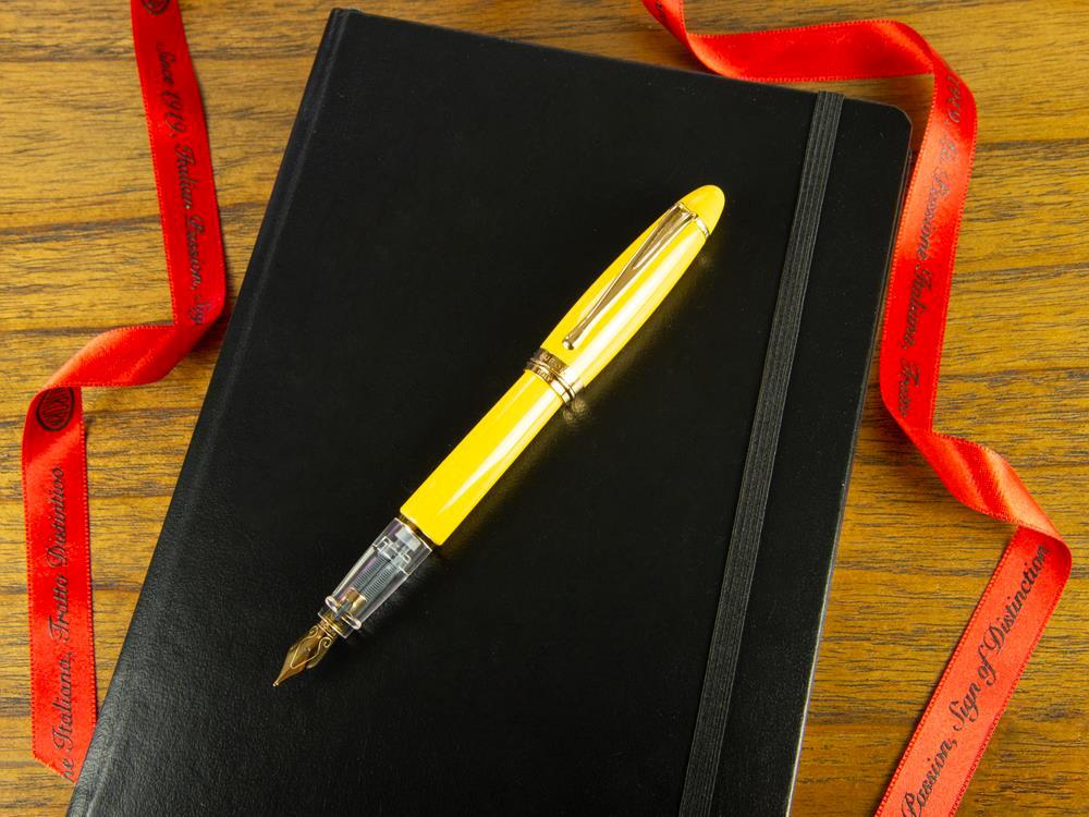 Aurora Ipsilon Demo colors OTTIMISTA Fountain Pen, Resin, Yellow, B09-DY - Image 9