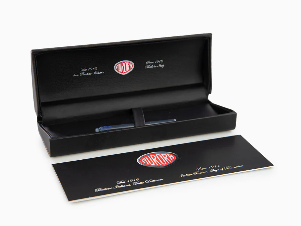 Aurora Ipsilon Fountain Pen, Resin, Blue, Rhodium trim, B11-CB - Image 9