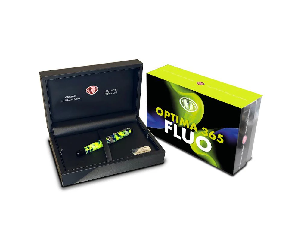 Aurora Optima 365 Fluo 2025 Fountain Pen, Limited Edition, 996-LFL - Image 5
