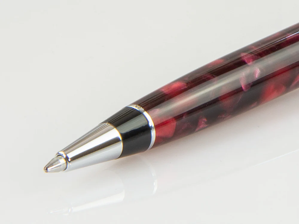 Aurora Optima Ballpoint Pen, Auroloide, Chrome Trim, 998-CXA - Image 3