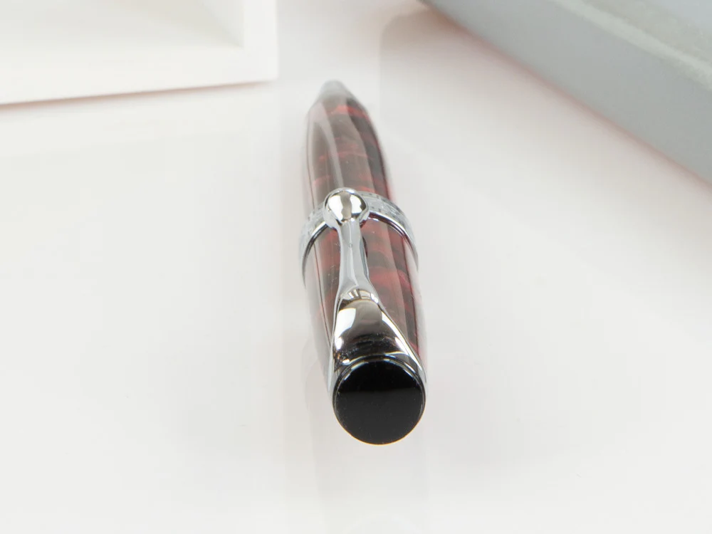 Aurora Optima Ballpoint Pen, Auroloide, Chrome Trim, 998-CXA - Image 4