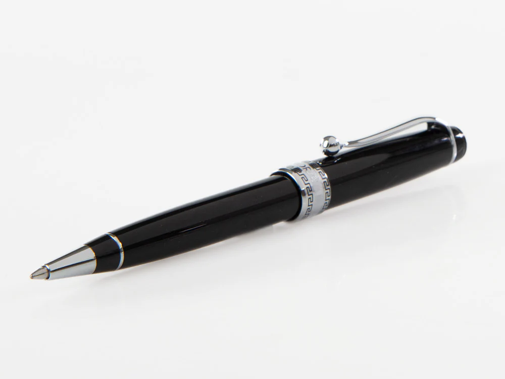Aurora Optima Ballpoint Pen, Resin, Chrome Trim, 998-CN - Image 7