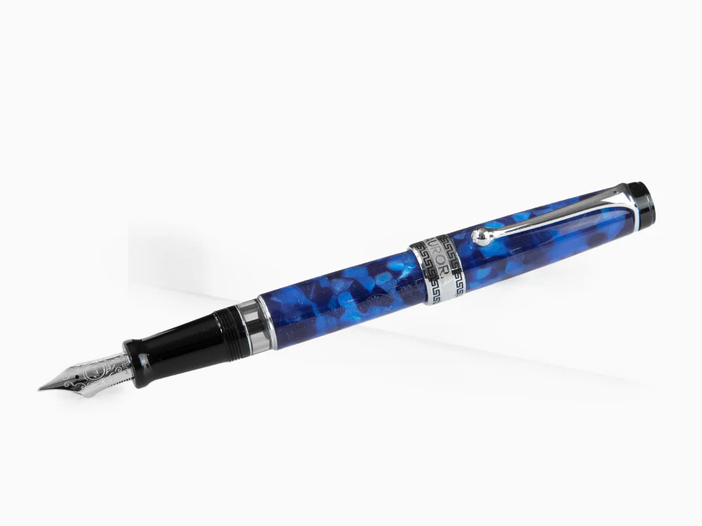 Aurora Optima Fountain Pen, Auroloide, Blue, 996CB - Image 4