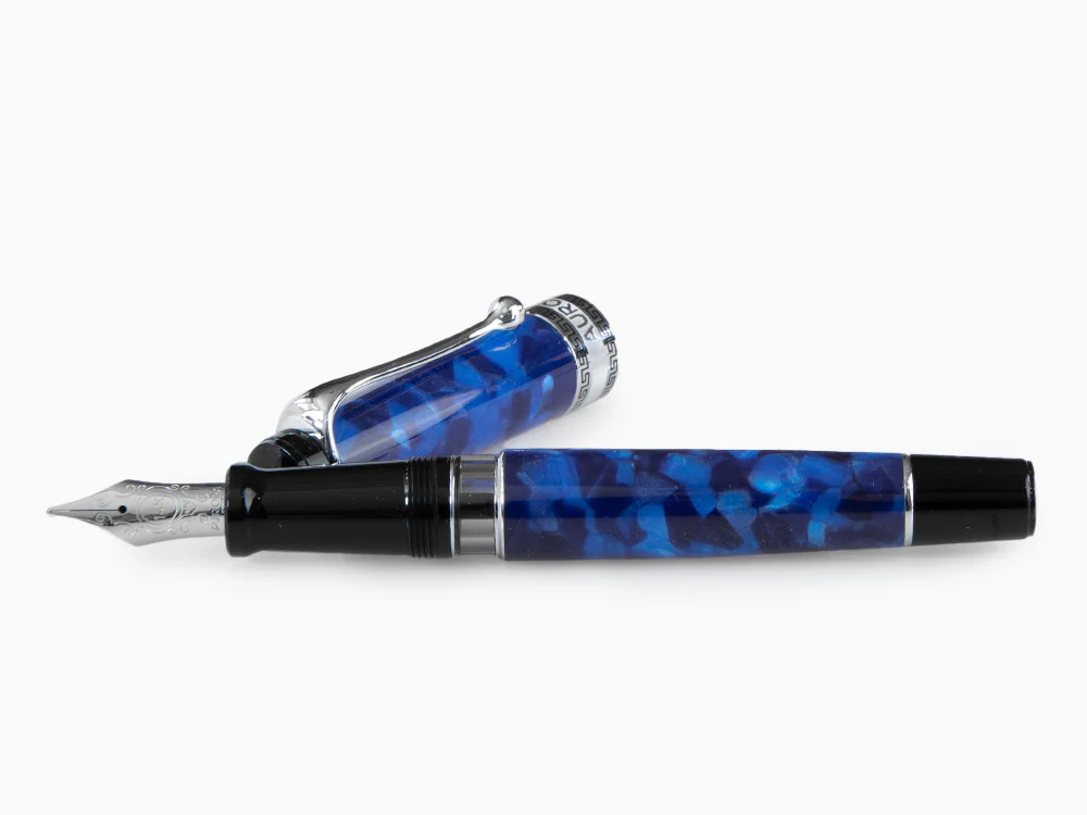 Aurora Optima Fountain Pen, Auroloide, Blue, 996CB - Image 7