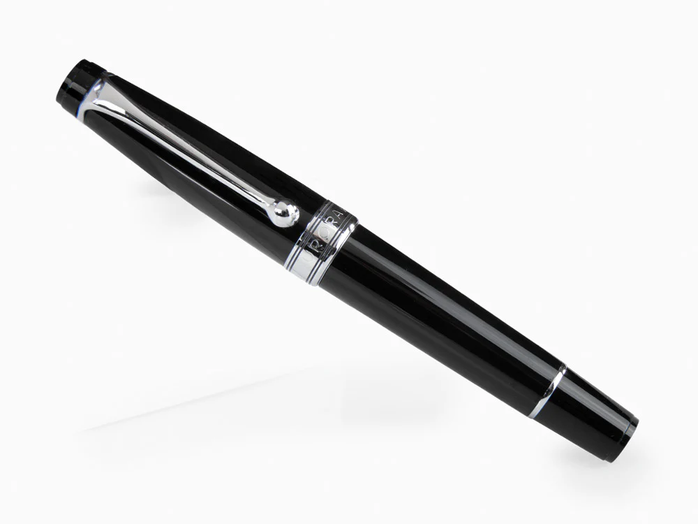 Aurora Optima Mini Fountain Pen, Resin, Black, 996CMN - Image 3