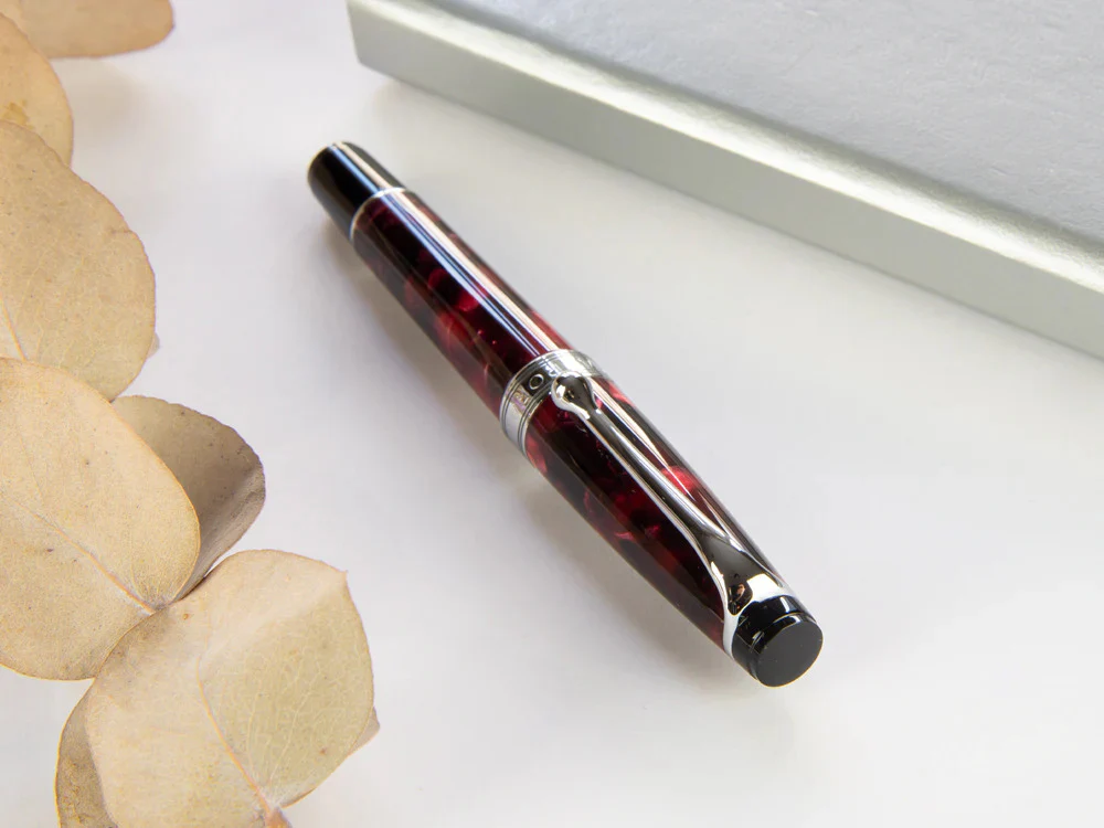 Aurora Optima Mini Fountain Pen, Resin, Burgundy, 996CMX 996CMX - Image 5